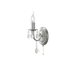 IL30971  Kyra Crystal Switched Wall Lamp 1 Light